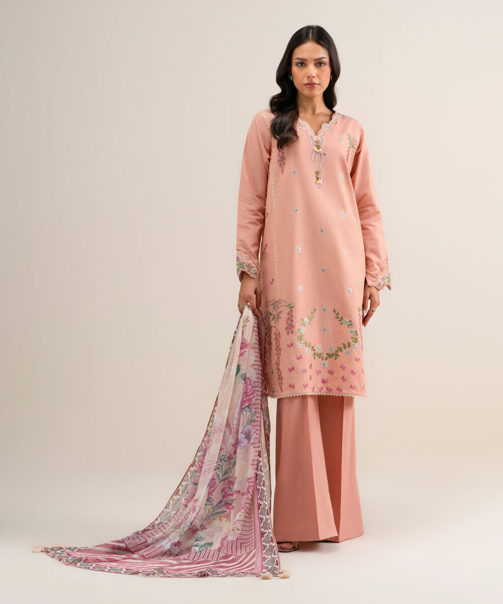 3 Piece - Embroidered Lawn Suit