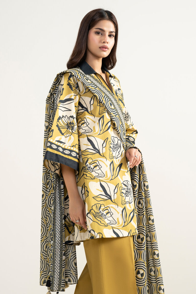 3 Piece - Printed Lawn Suit
