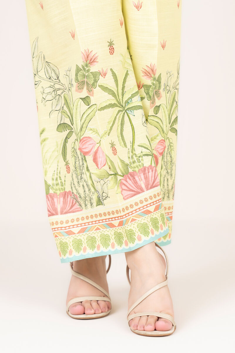 Printed Light Khaddar Culottes