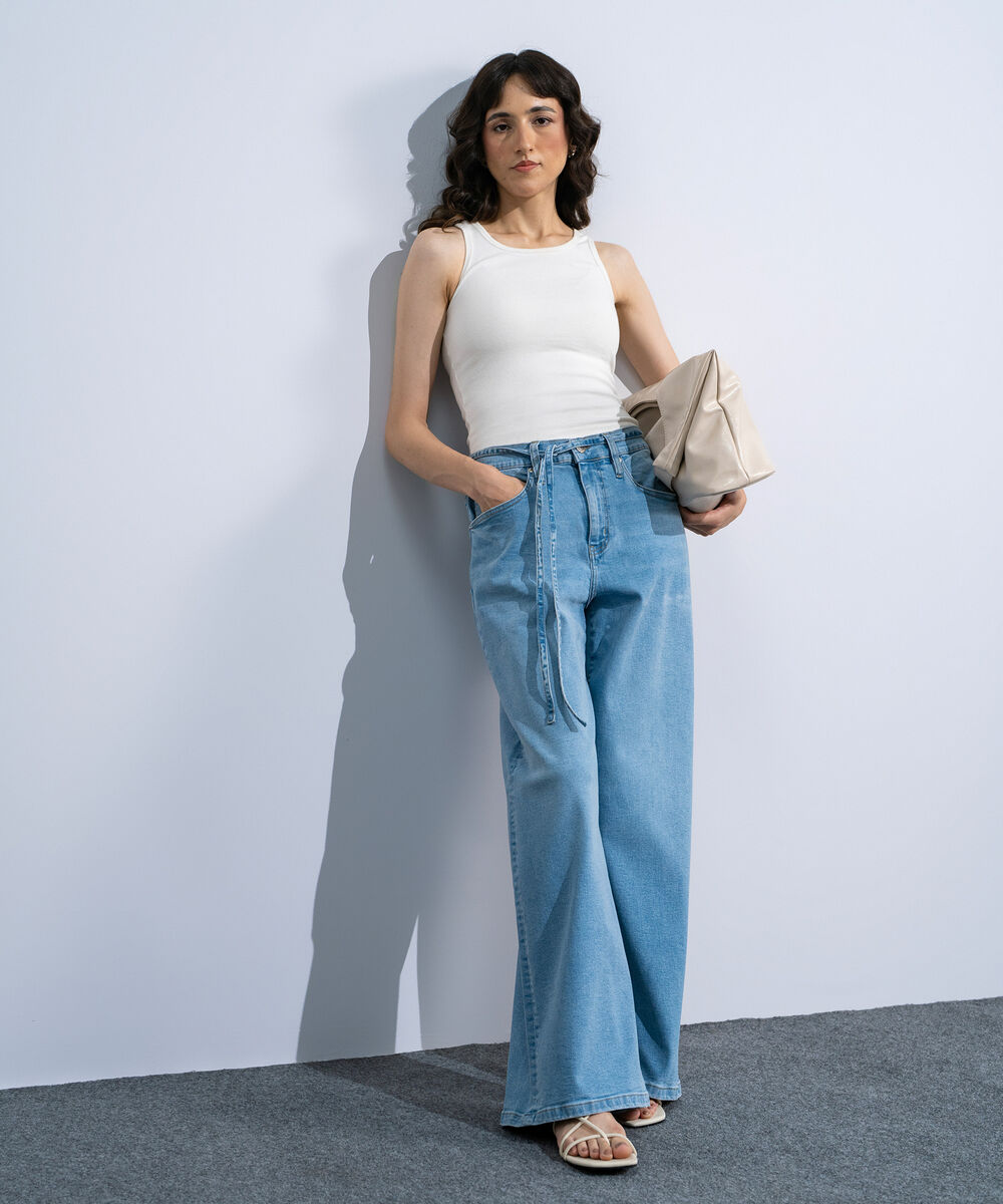 Women's Light Wash Baggy Loose Jeans