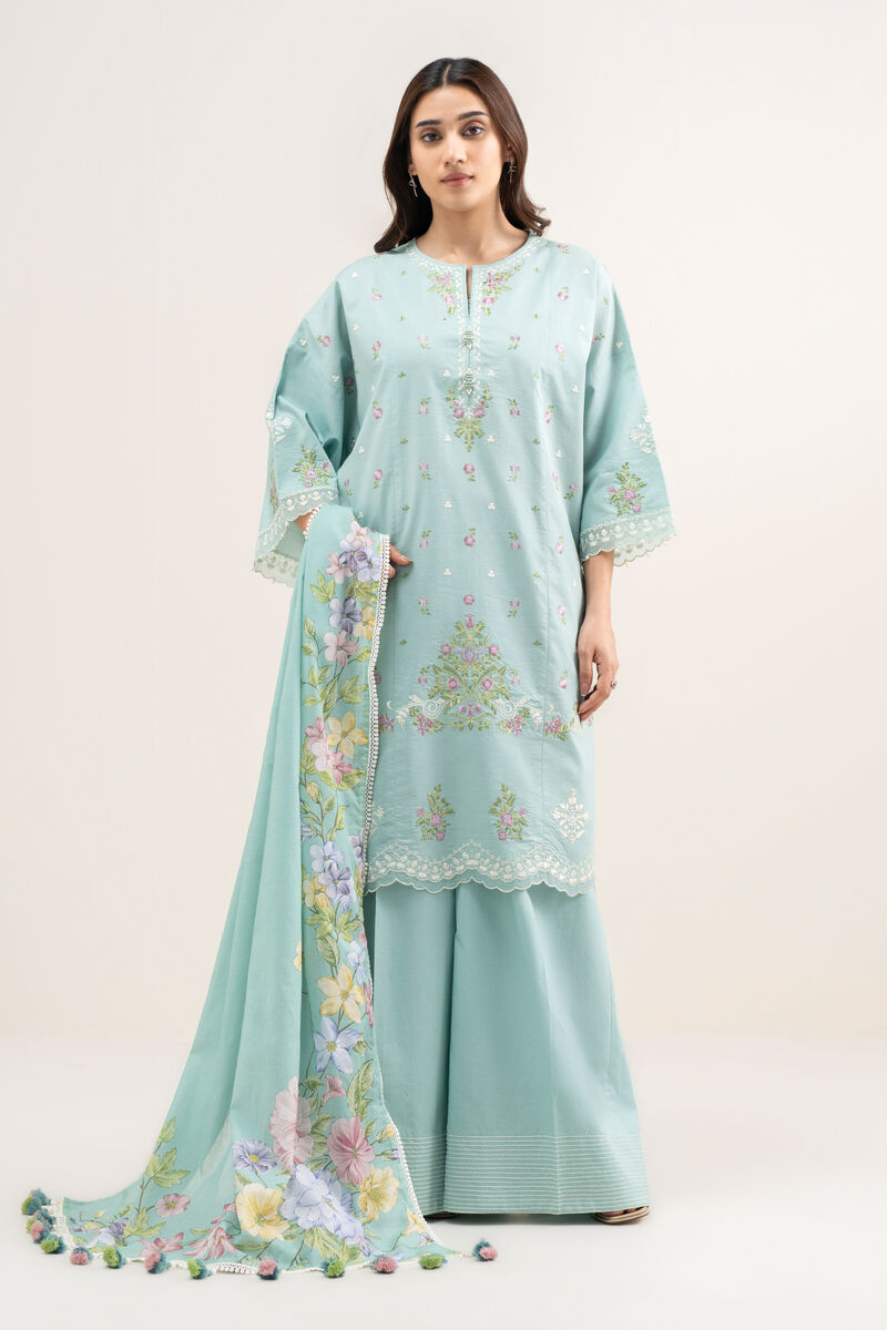 3 Piece - Embroidered Lawn Suit