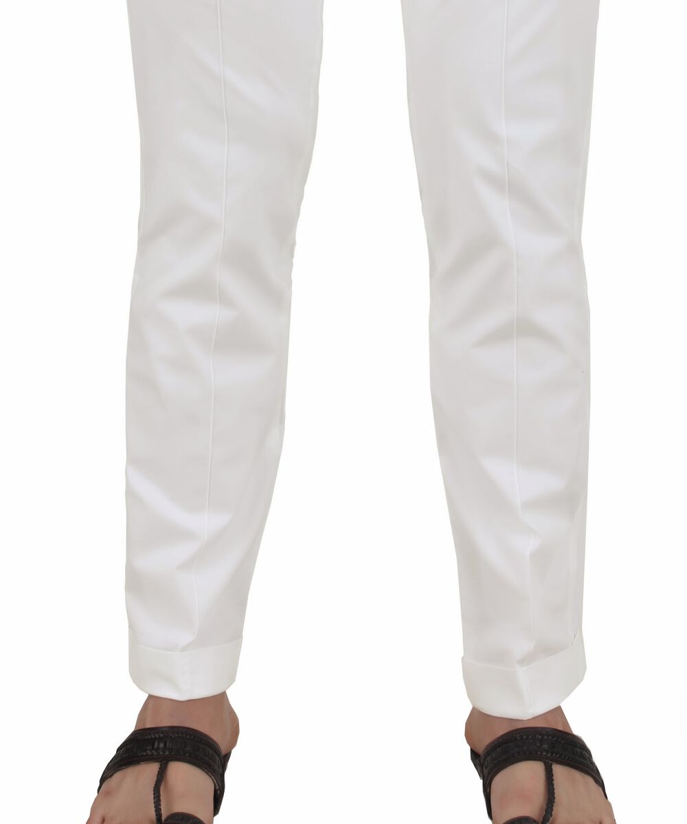 Off White Stretch Trousers
