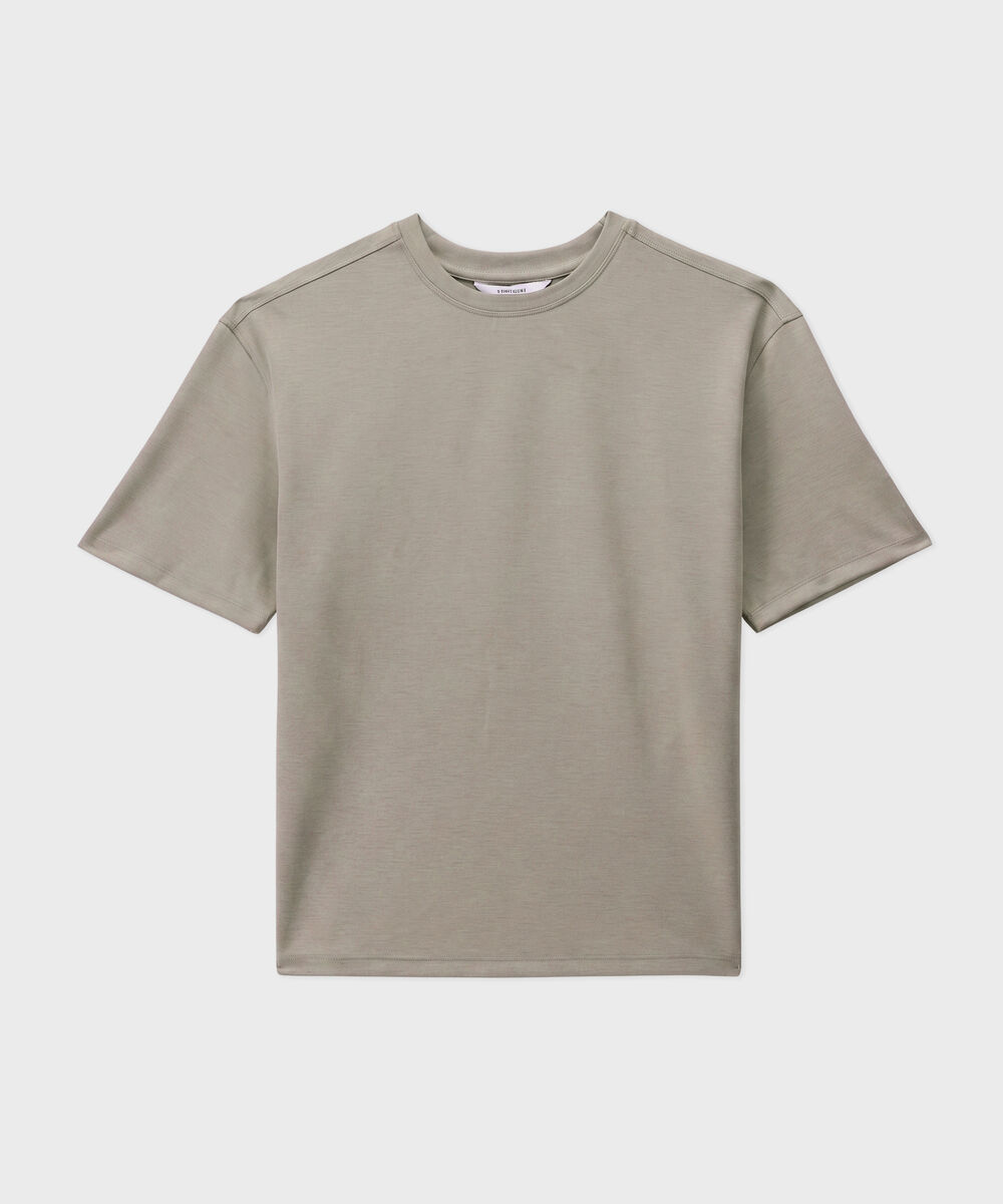 Women's Western Brown Soft Lux Loose Fit T-Shirt