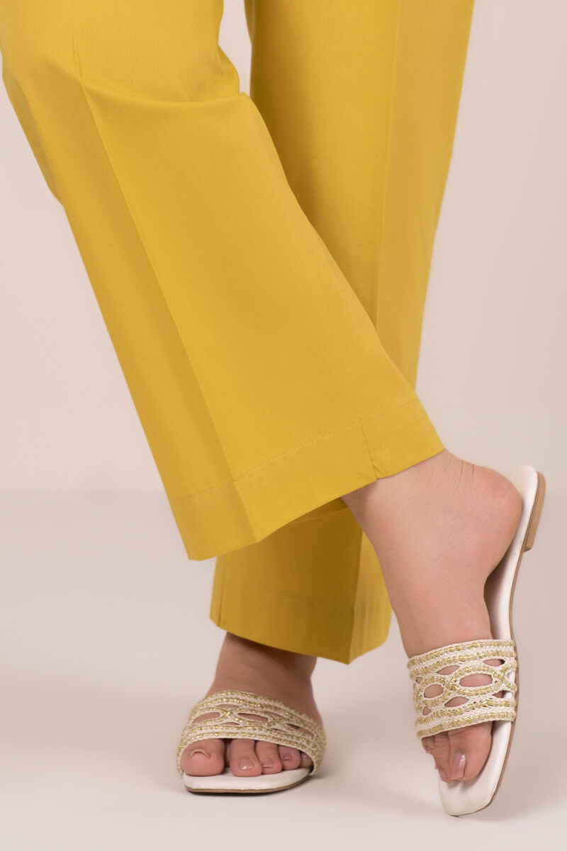 Solid Cambric Straight Pants