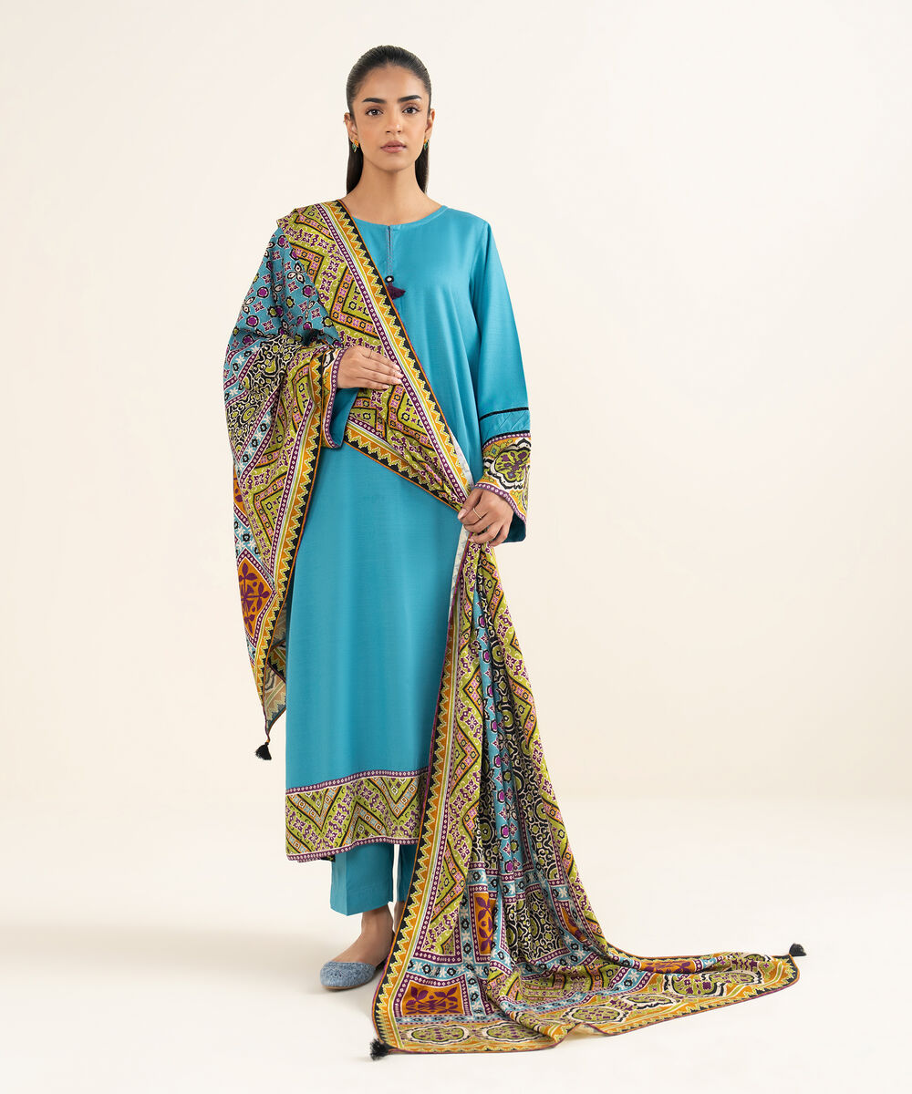 Linen Printed Multi Dupatta