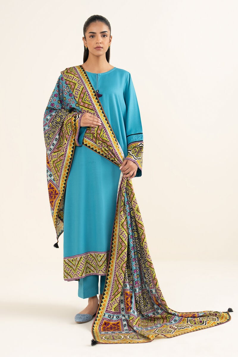 Printed Linen Dupatta