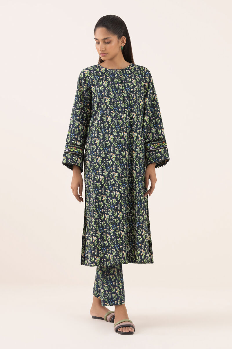 Printed Seersucker Shirt