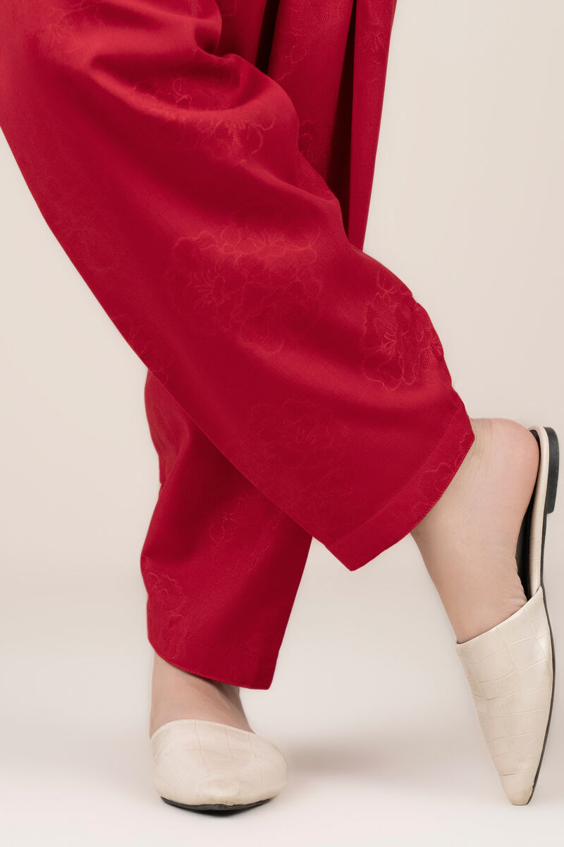 Solid Jacquard Shalwar