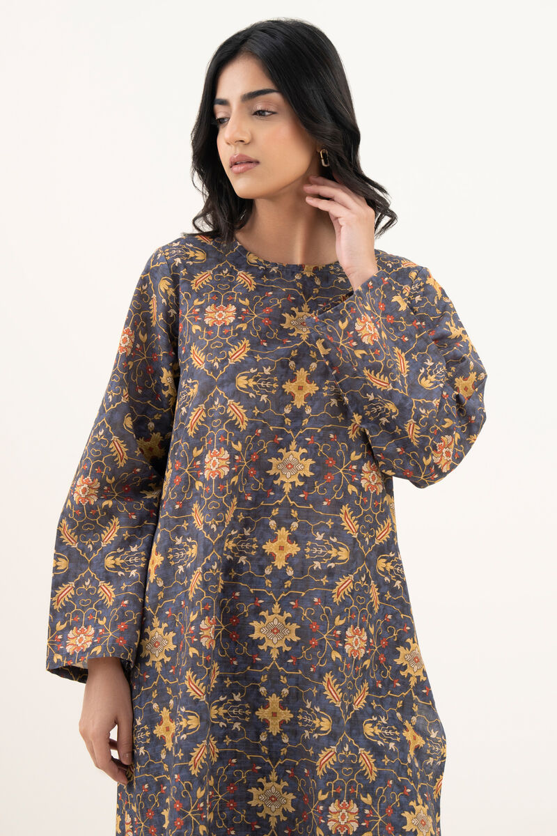 Printed Khaddar Shirt