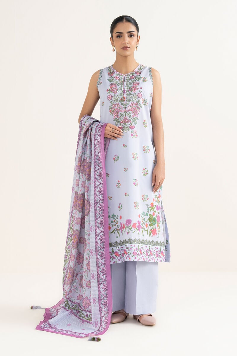 3 Piece - Embroidered Lawn Suit