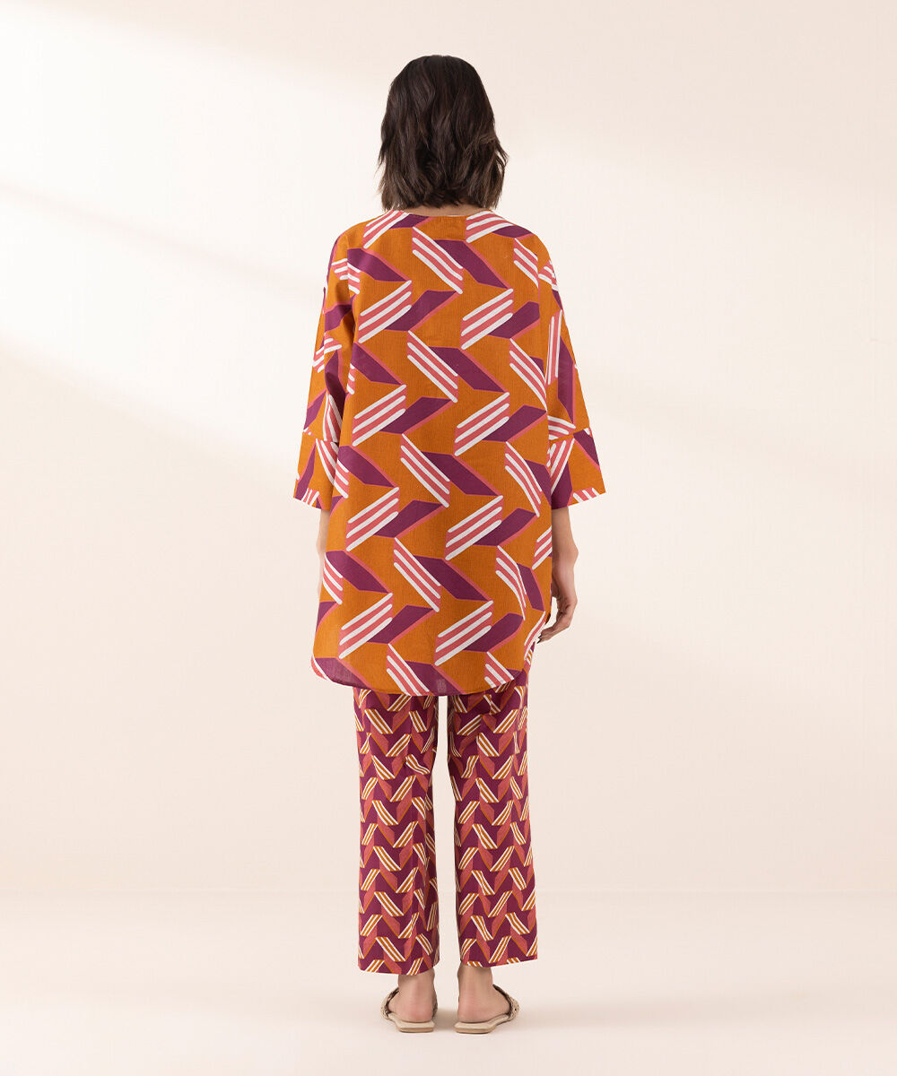 Women's RTW Lawn Multi Printed Boxy Shirt