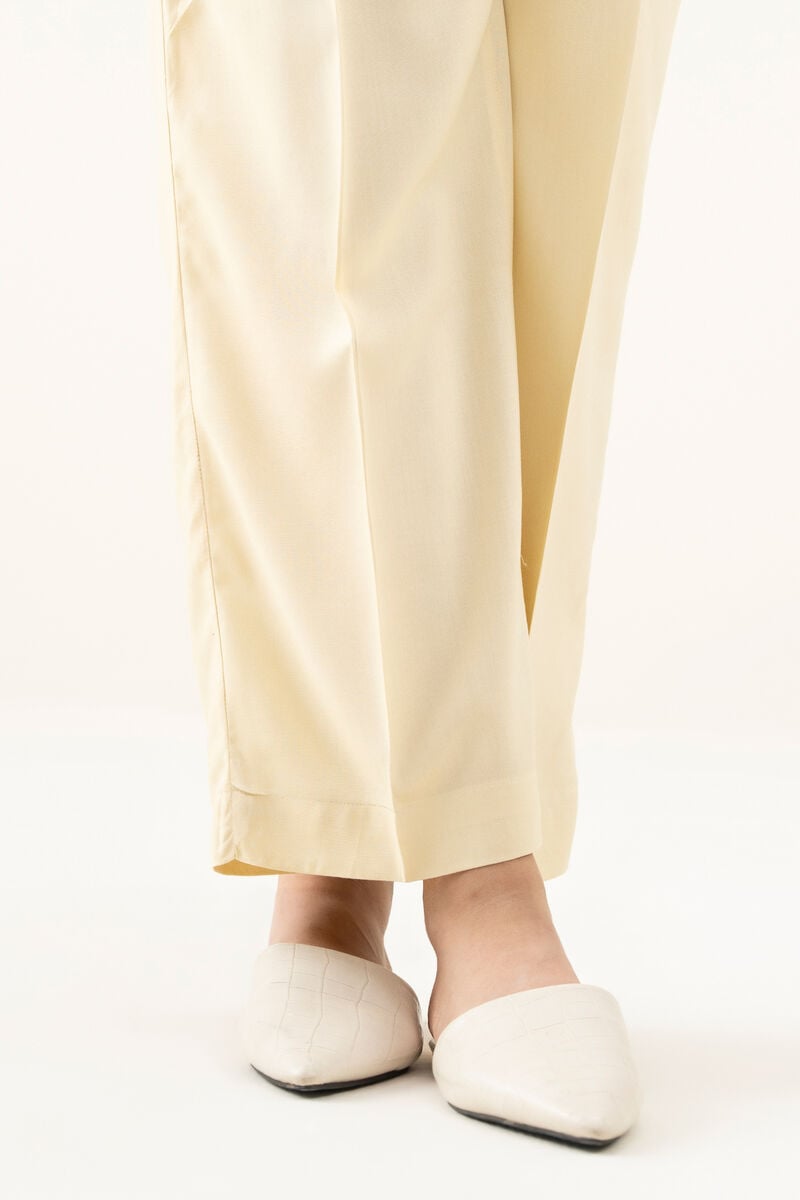 Solid Linen Straight Pants