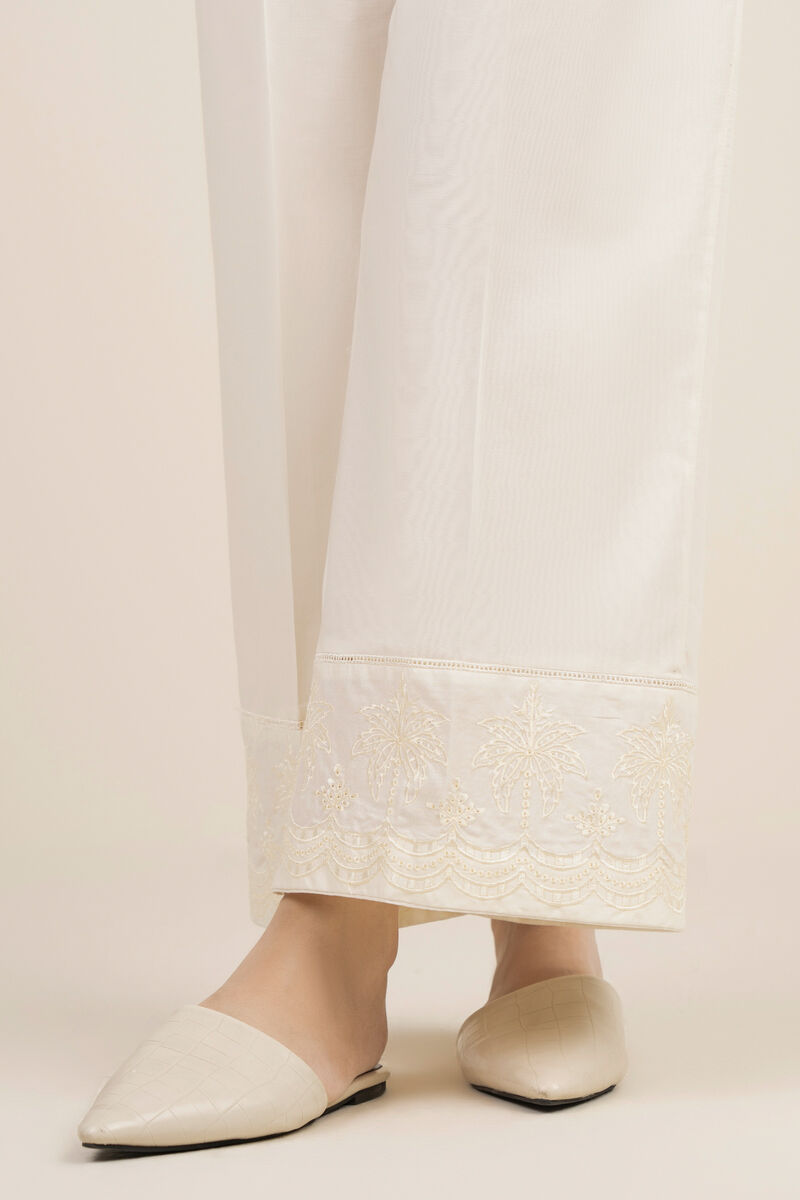 Embroidered Cambric Culottes