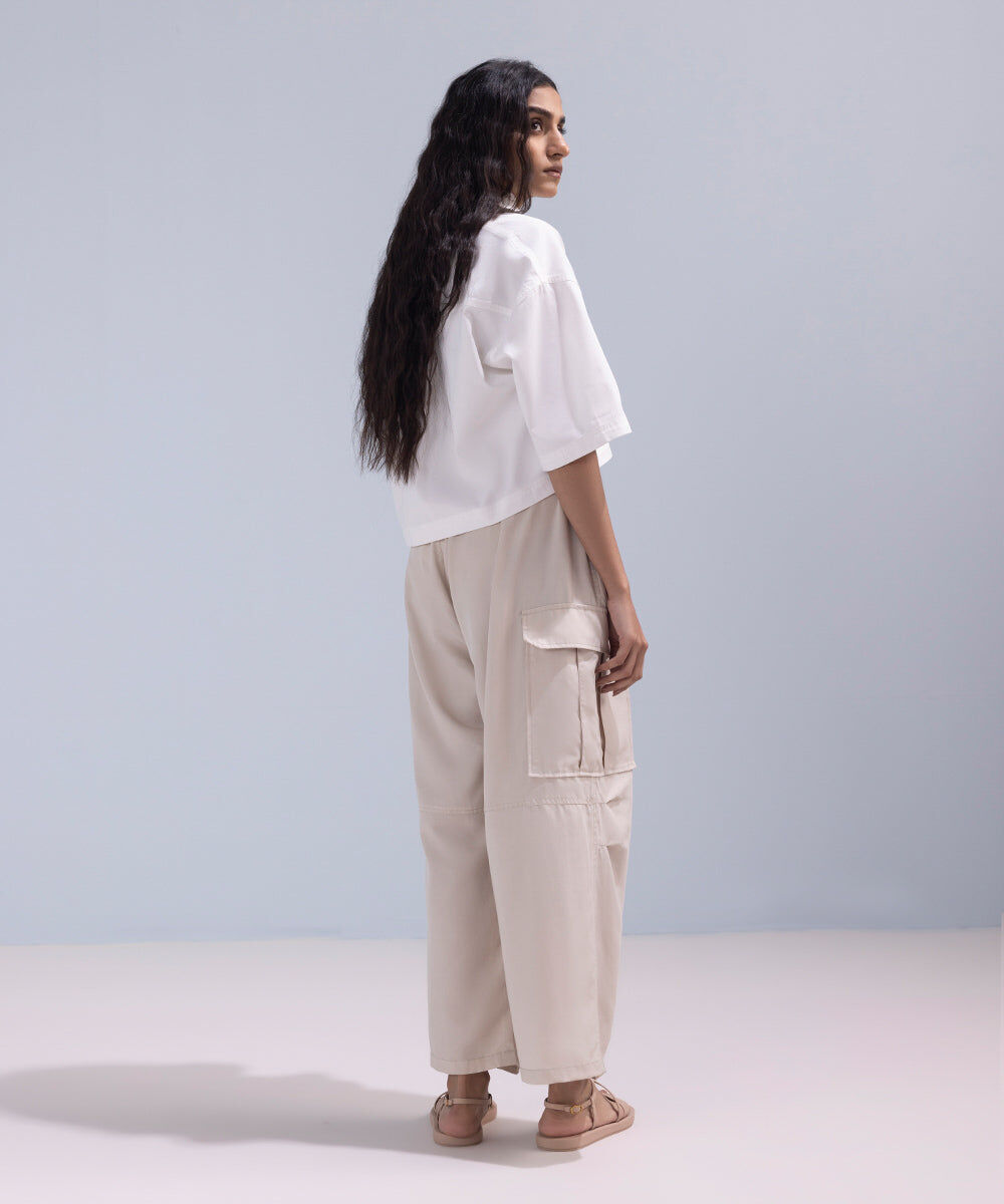 Women's Western Wear Off White Shirt