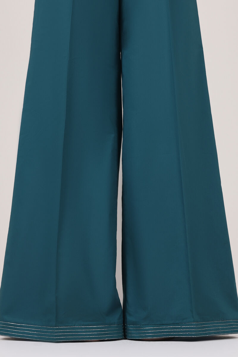 Solid Cambric Flared Pants