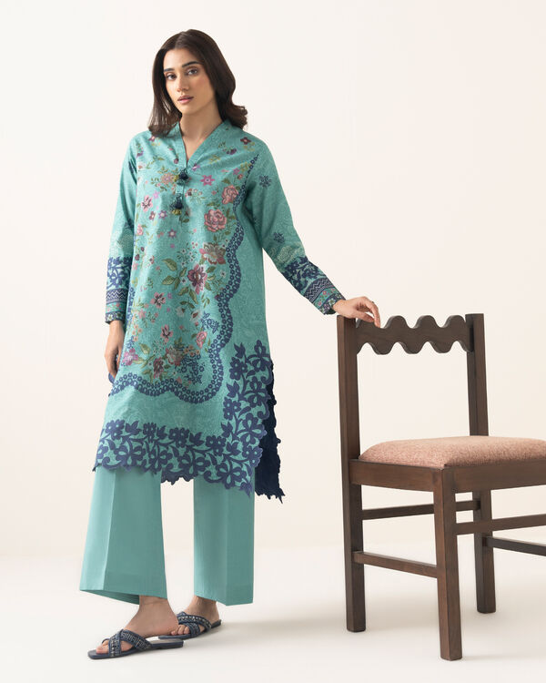 2 Piece - Printed Lawn Suit