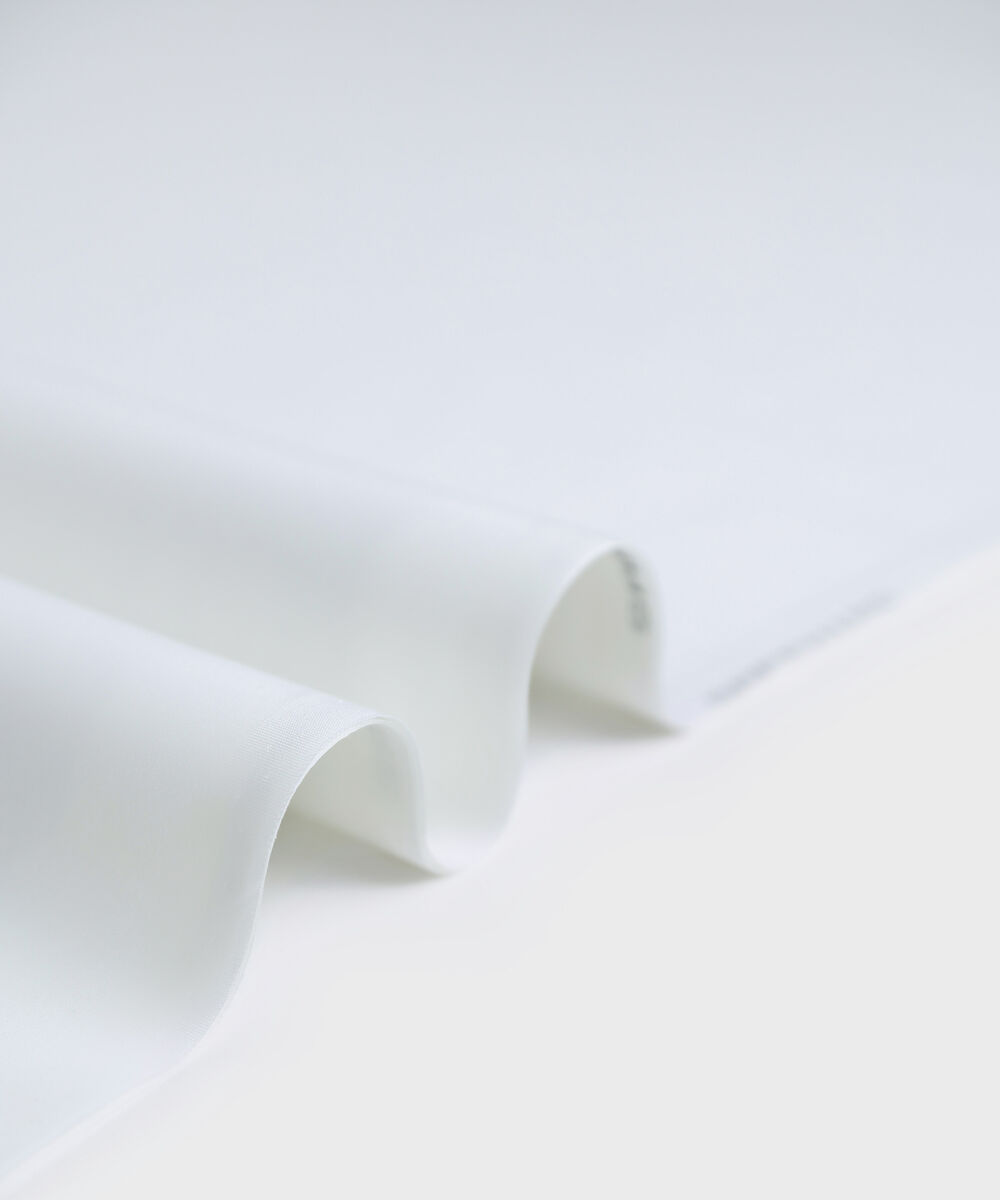 Men Unstitched Cotton Off White Full Suit Fabric