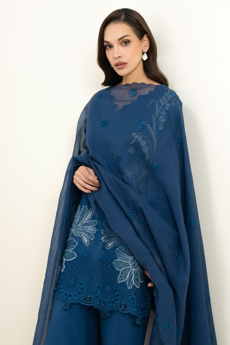 3 Piece - Embroidered Lawn Suit