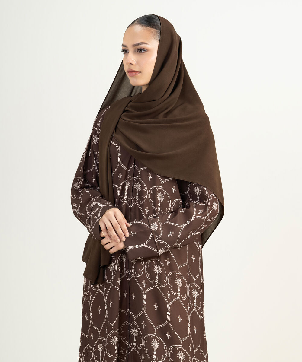 Women's Multi Printed Abaya Set