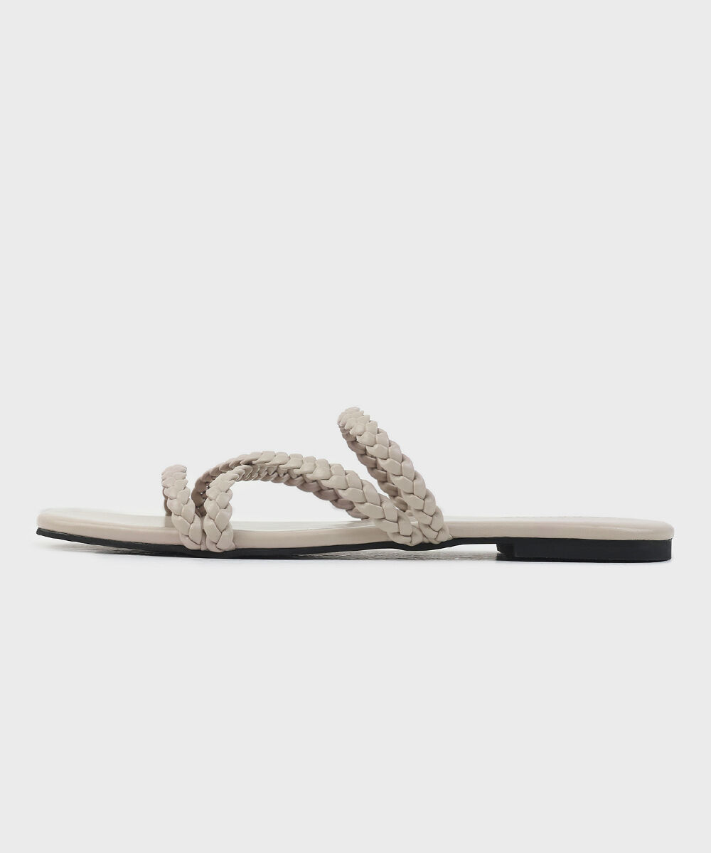 Women's Off White Flats