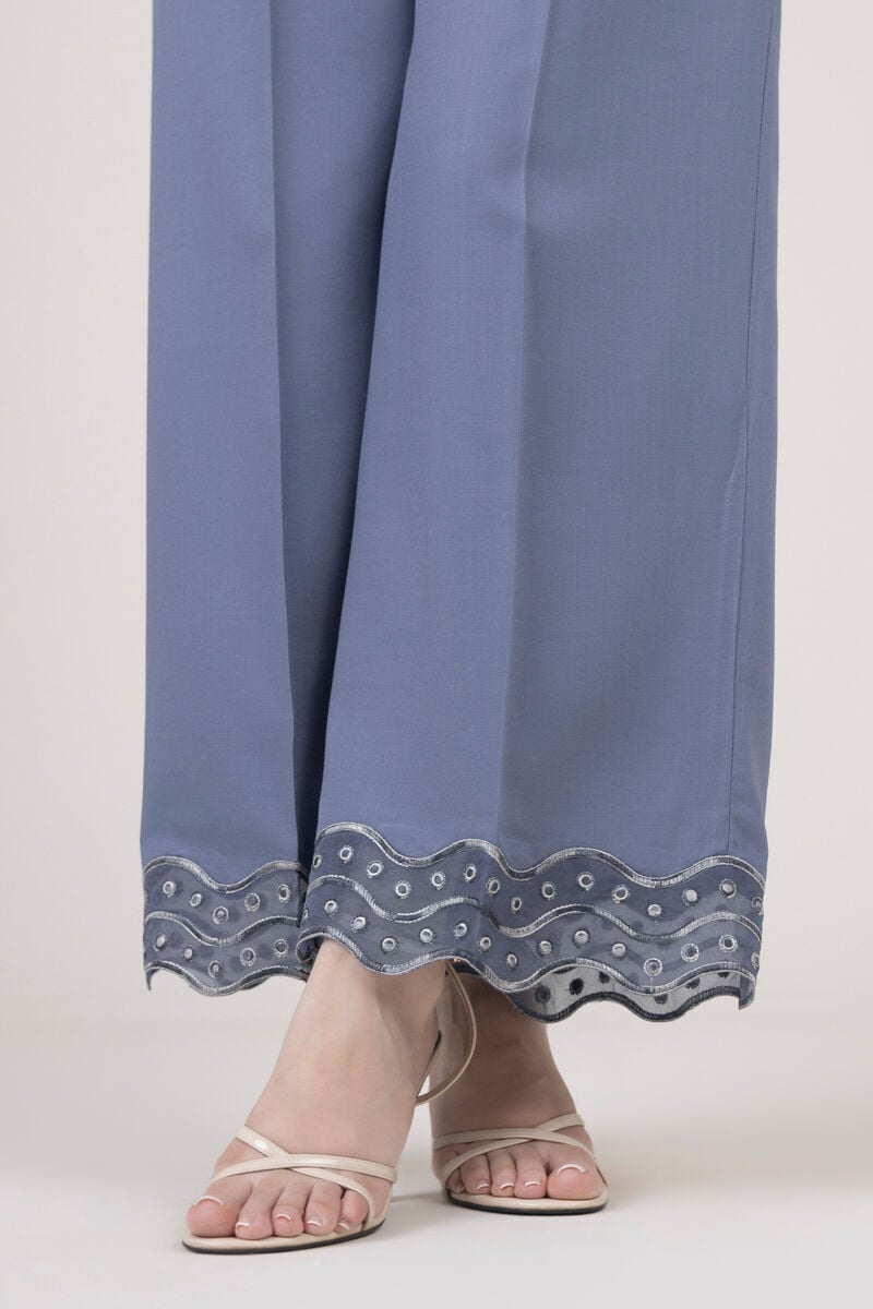 Embroidered Cotton Viscose Culottes