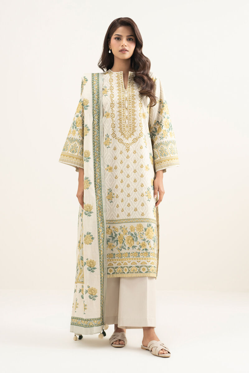 3 Piece - Printed Lawn Suit