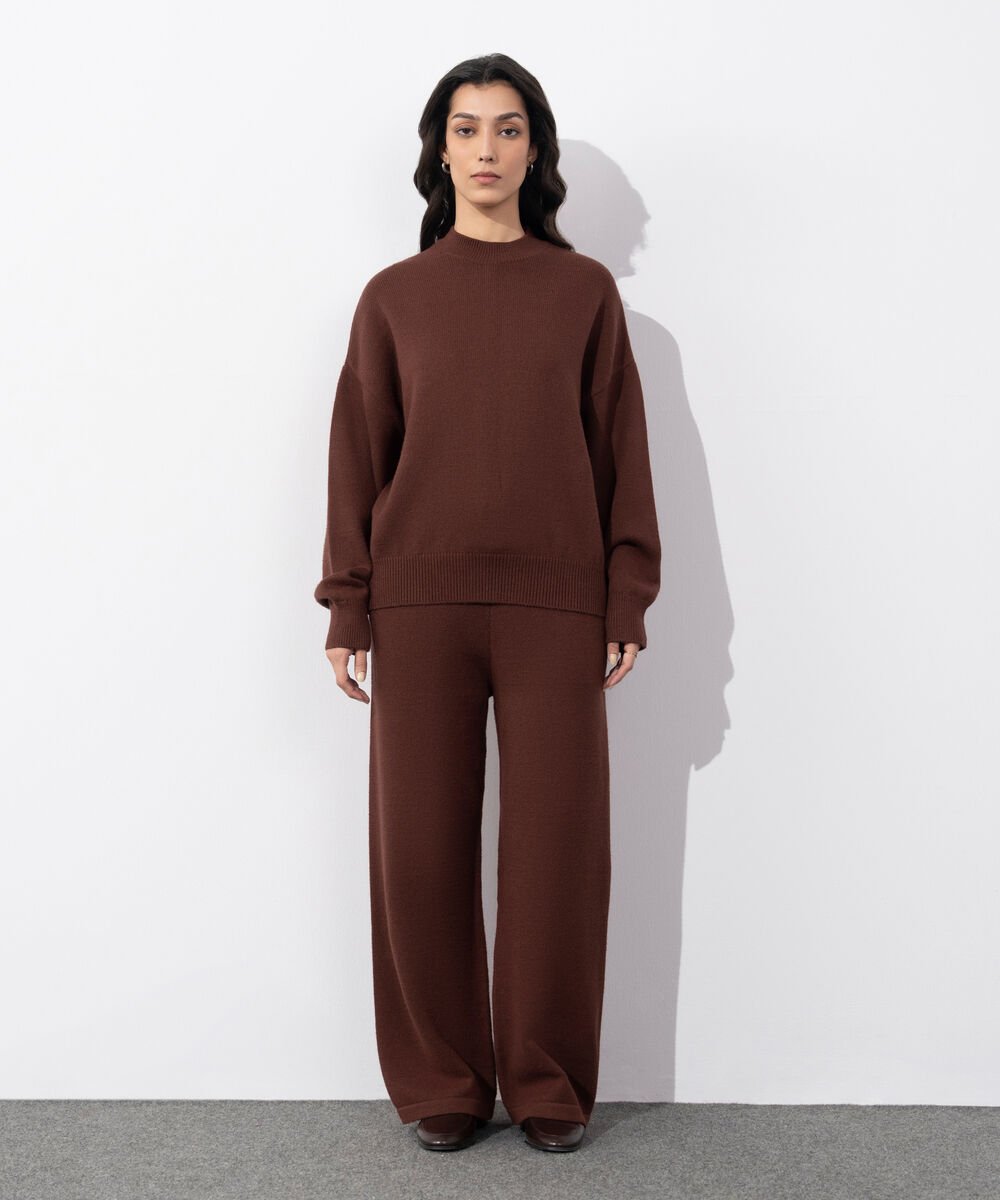 Women's Western Wear Rust Soft Touch Knit Sweater