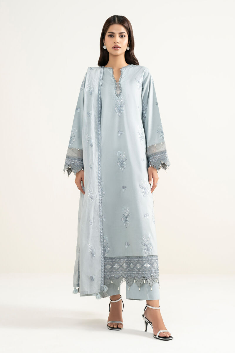 3 Piece - Embroidered Lawn Suit