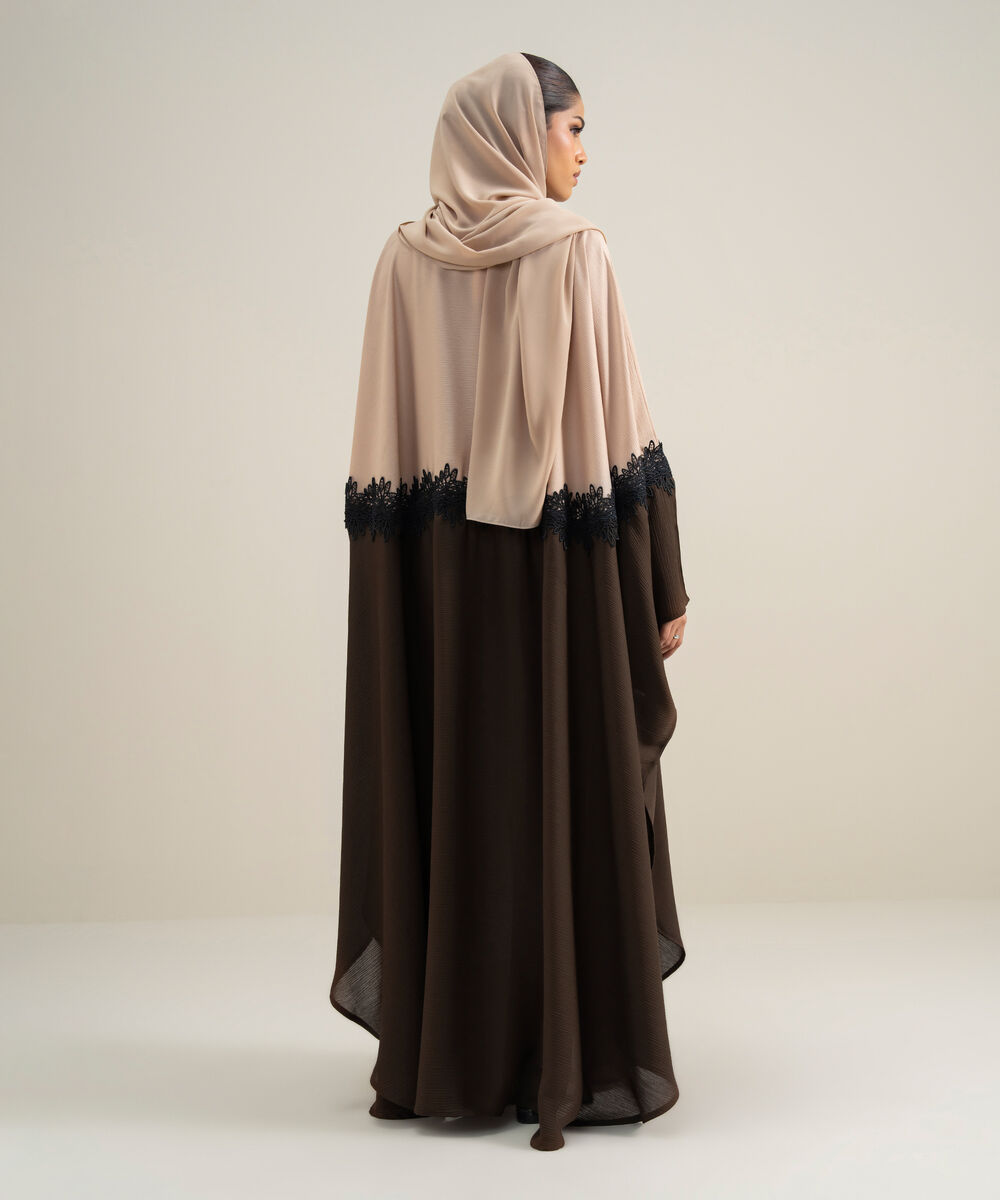 Women's Polyester Multi Kaaftan Abbaya Set