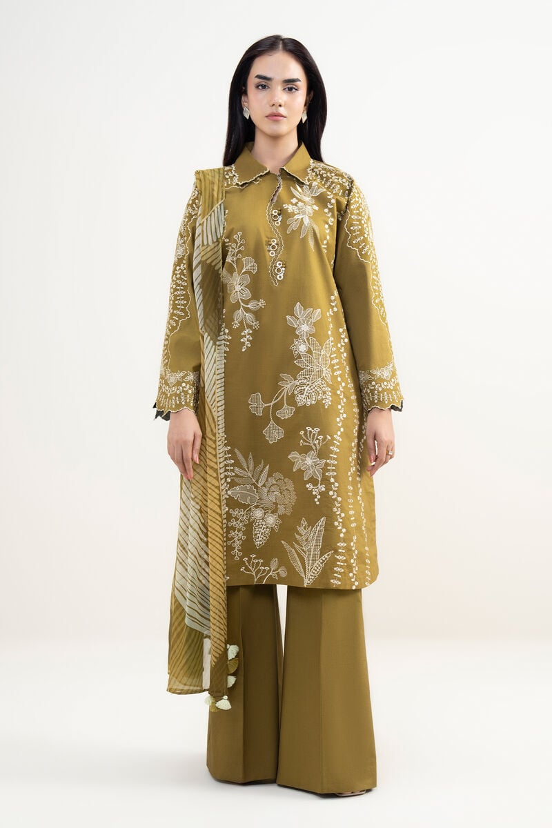 3 Piece - Embroidered Lawn Suit