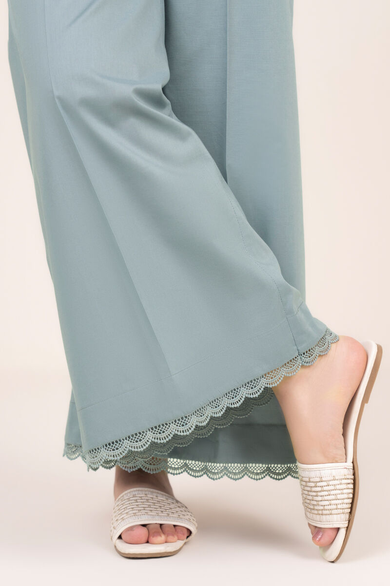 Solid Cambric Flared Pants