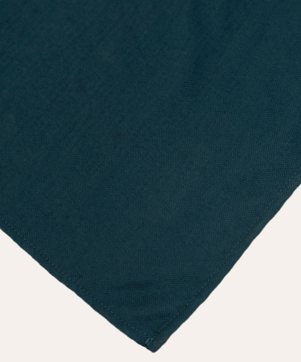 Solid Teal Blended Shawl