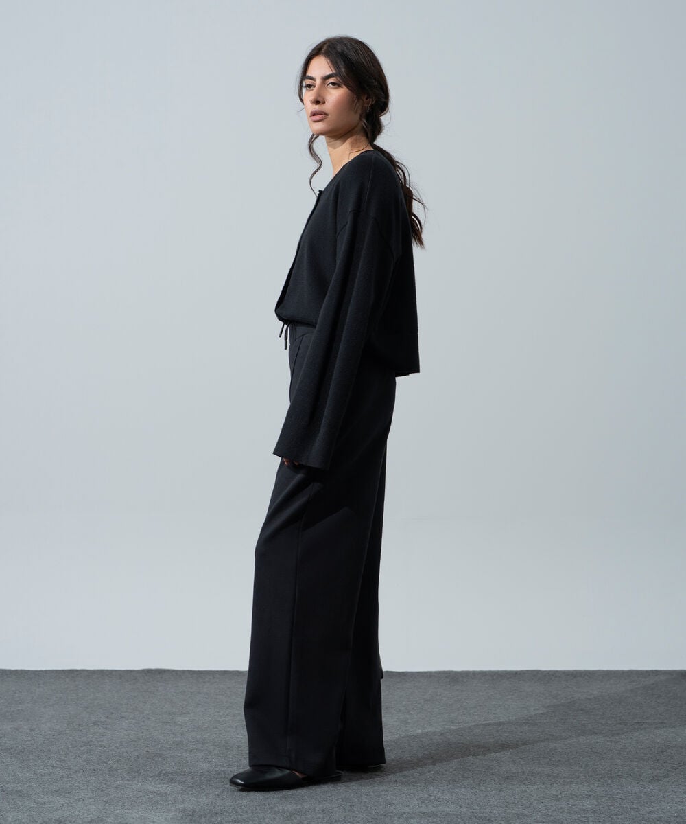 Women's Western Wear Black Trousers