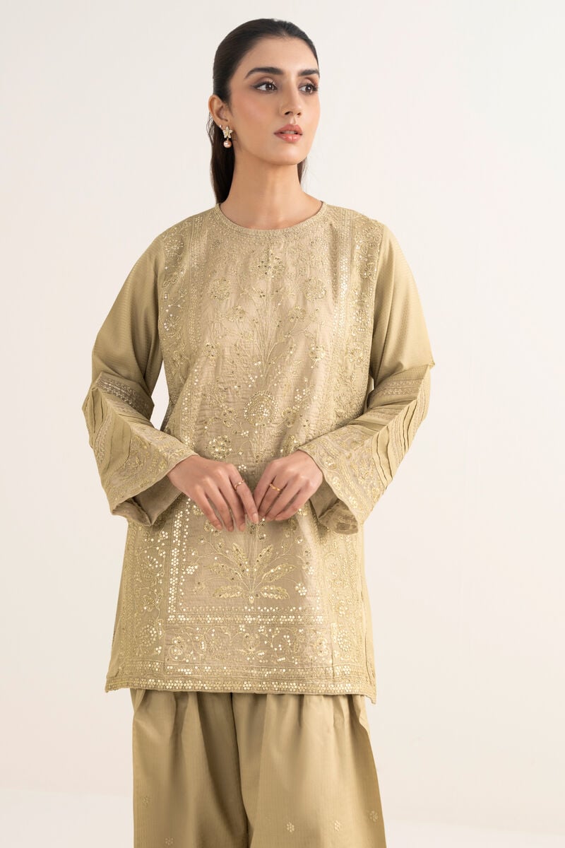 Embroidered Dobby Shirt