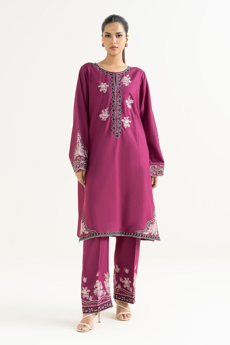 Embroidered Cotton Viscose Shirt