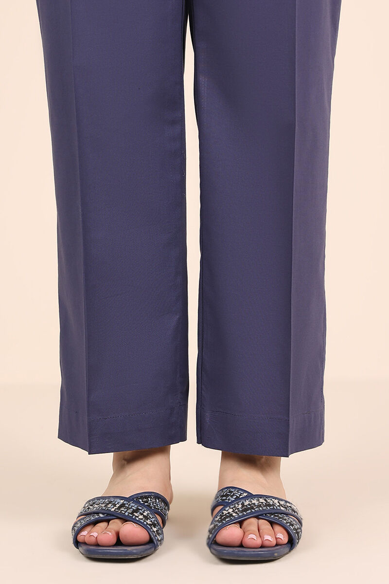 Solid Cambric Straight Pants