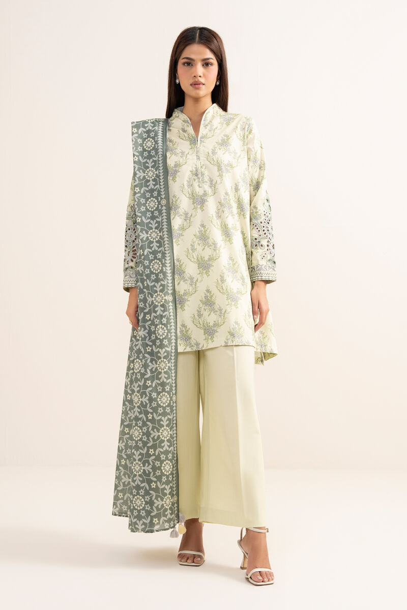 3 Piece - Embroidered Lawn Suit