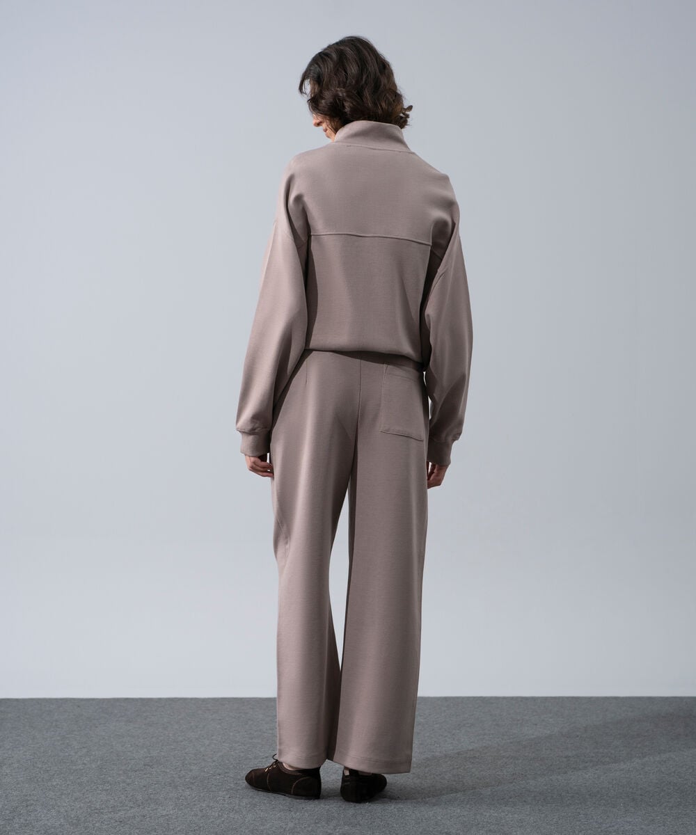 Women's Western Wear Beige Wide Leg Trousers