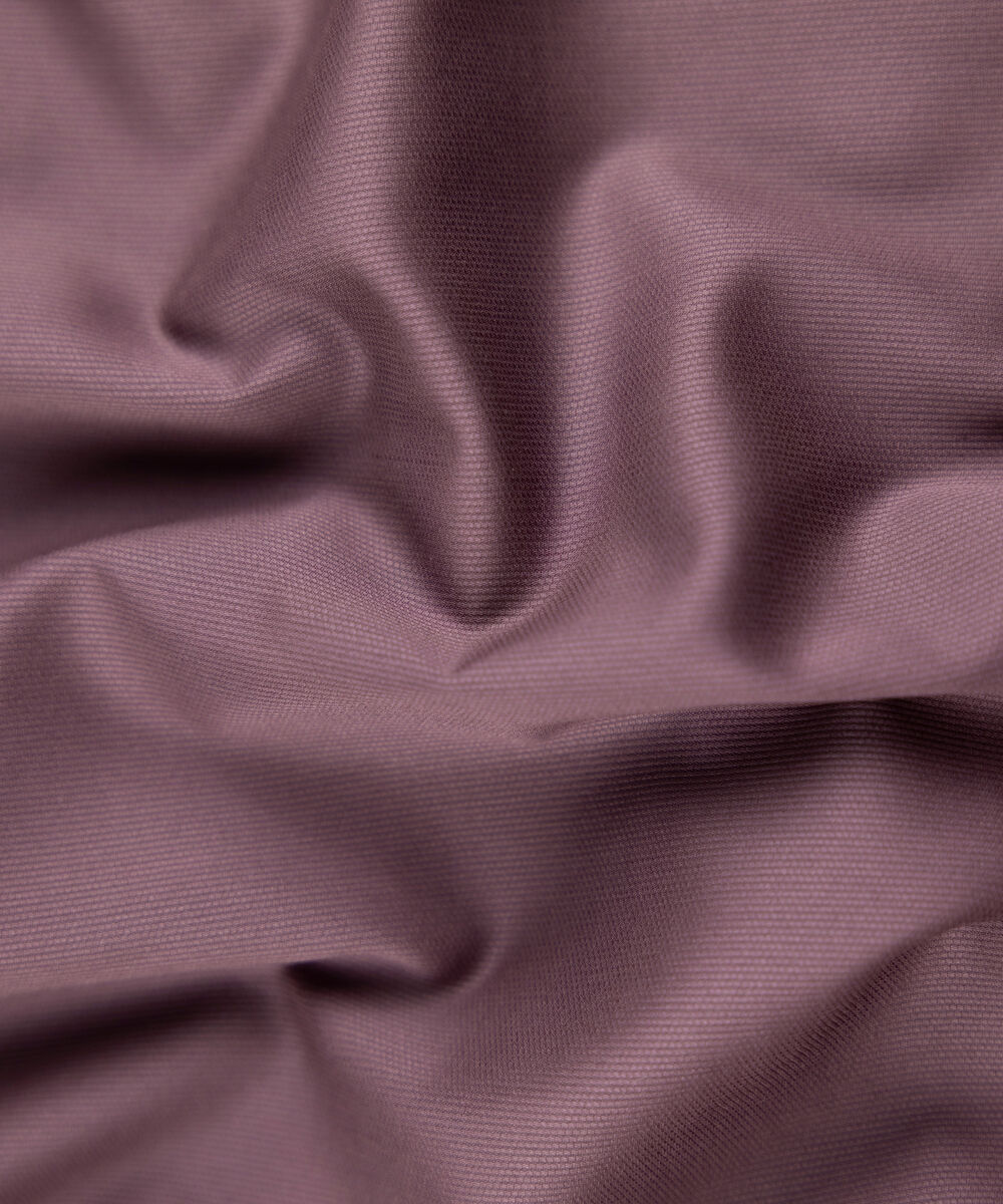 Men's Unstitched Two-Piece Cotton Dobby Black Suit.