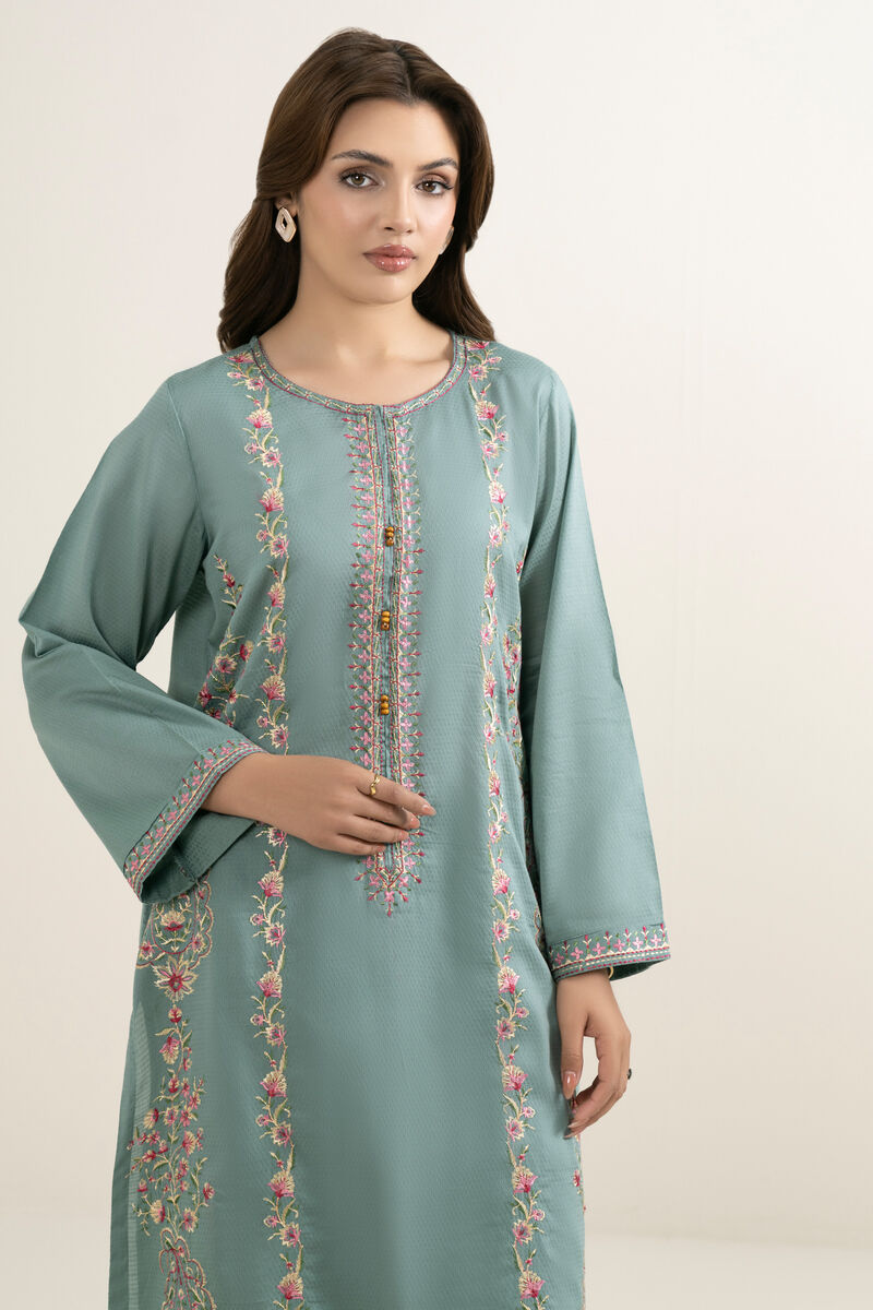 Embroidered Dobby Shirt