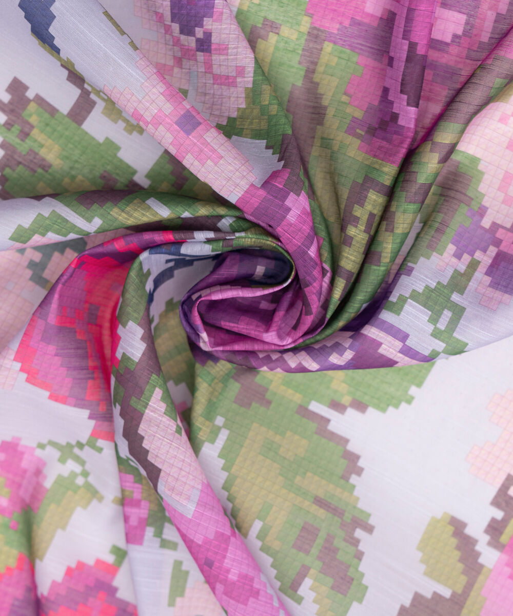 Women's Manaar Purple Printed Dupatta