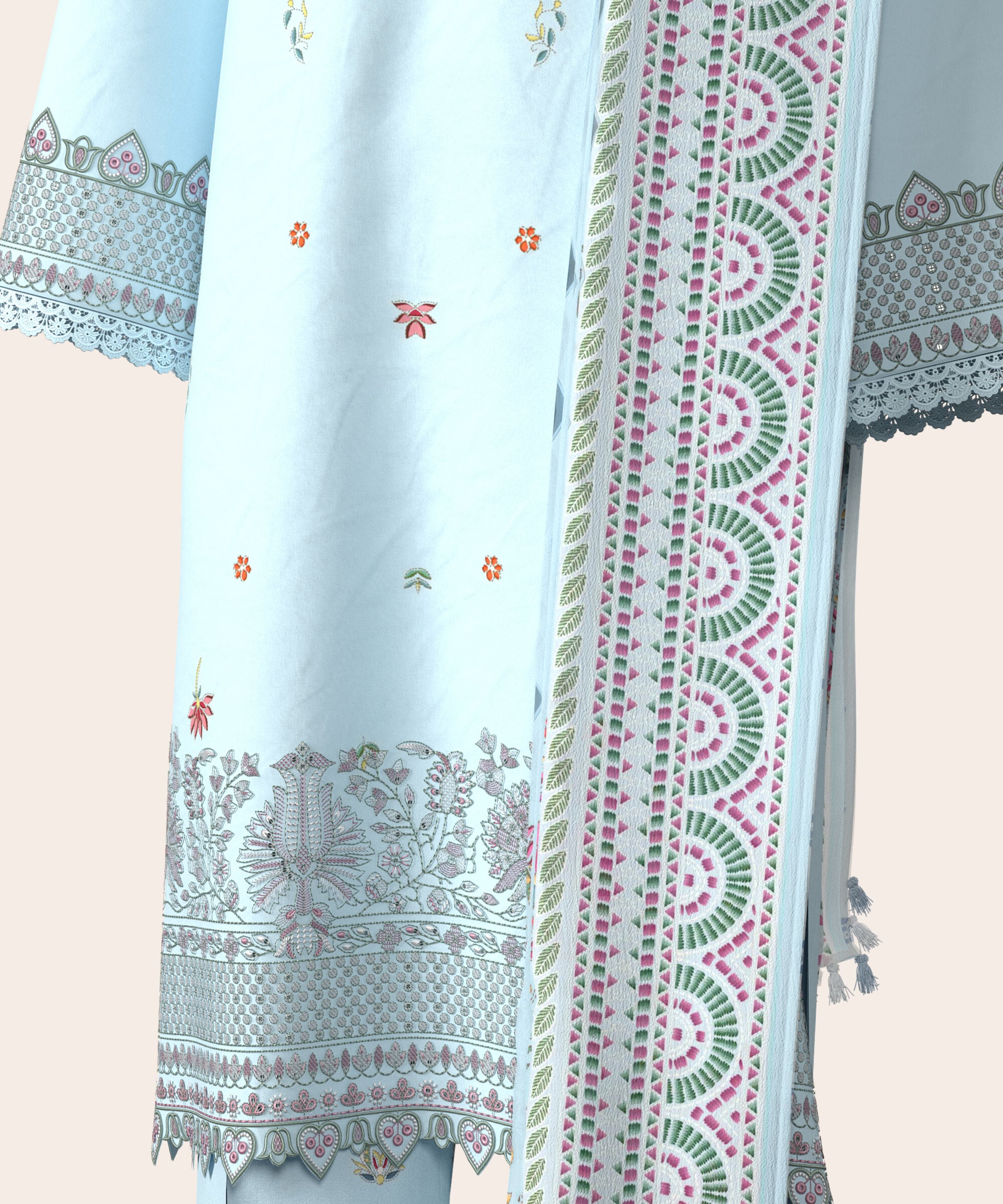 Unstitched 3 PC PPEWS26CL545