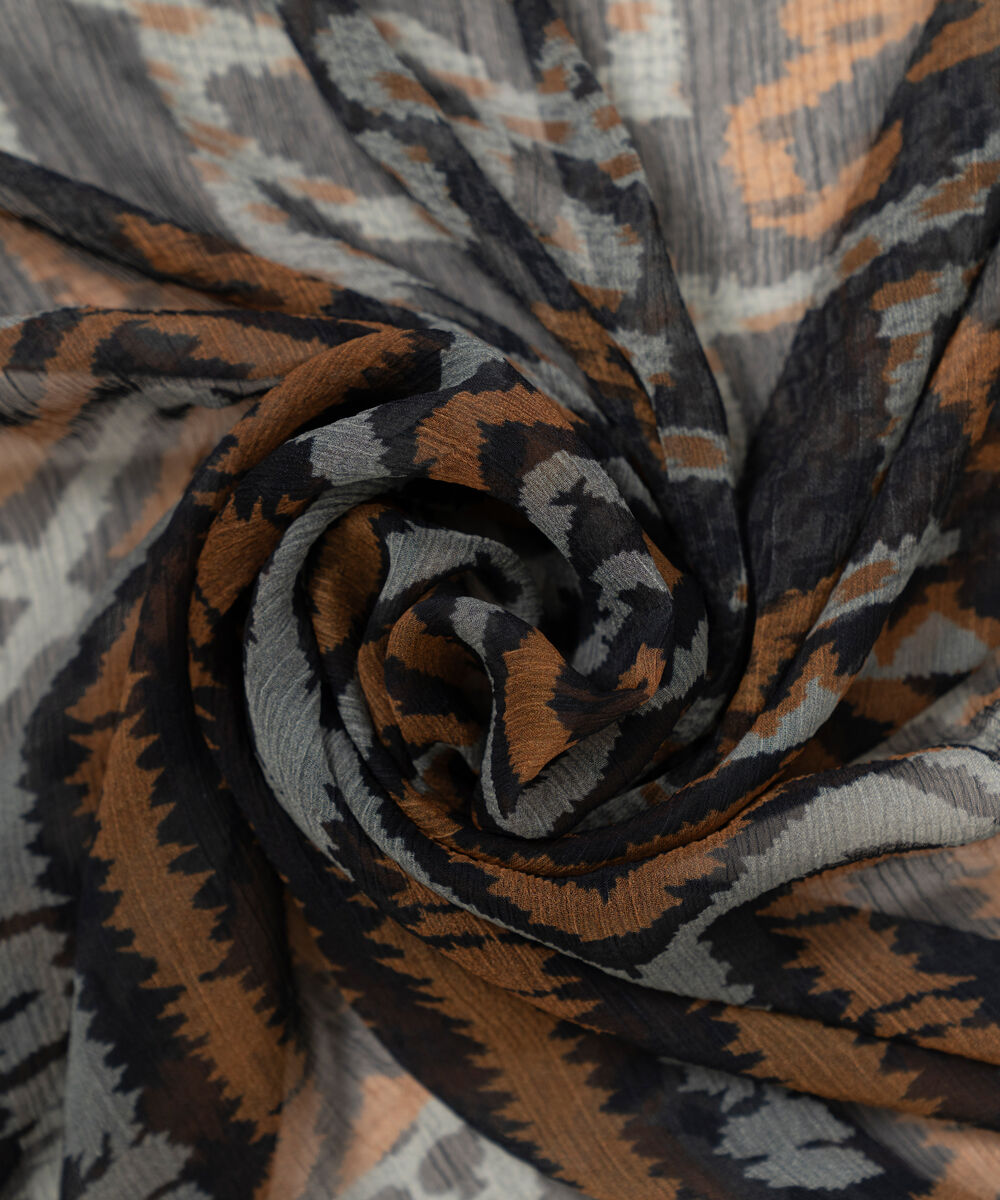 Blended Chiffon Printed Multi Dupatta