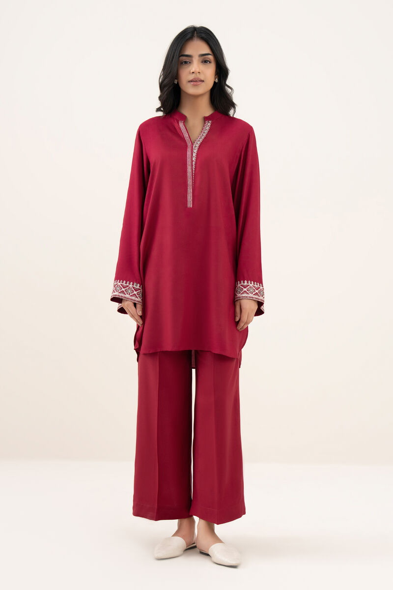 Embroidered Viscose Linen Shirt