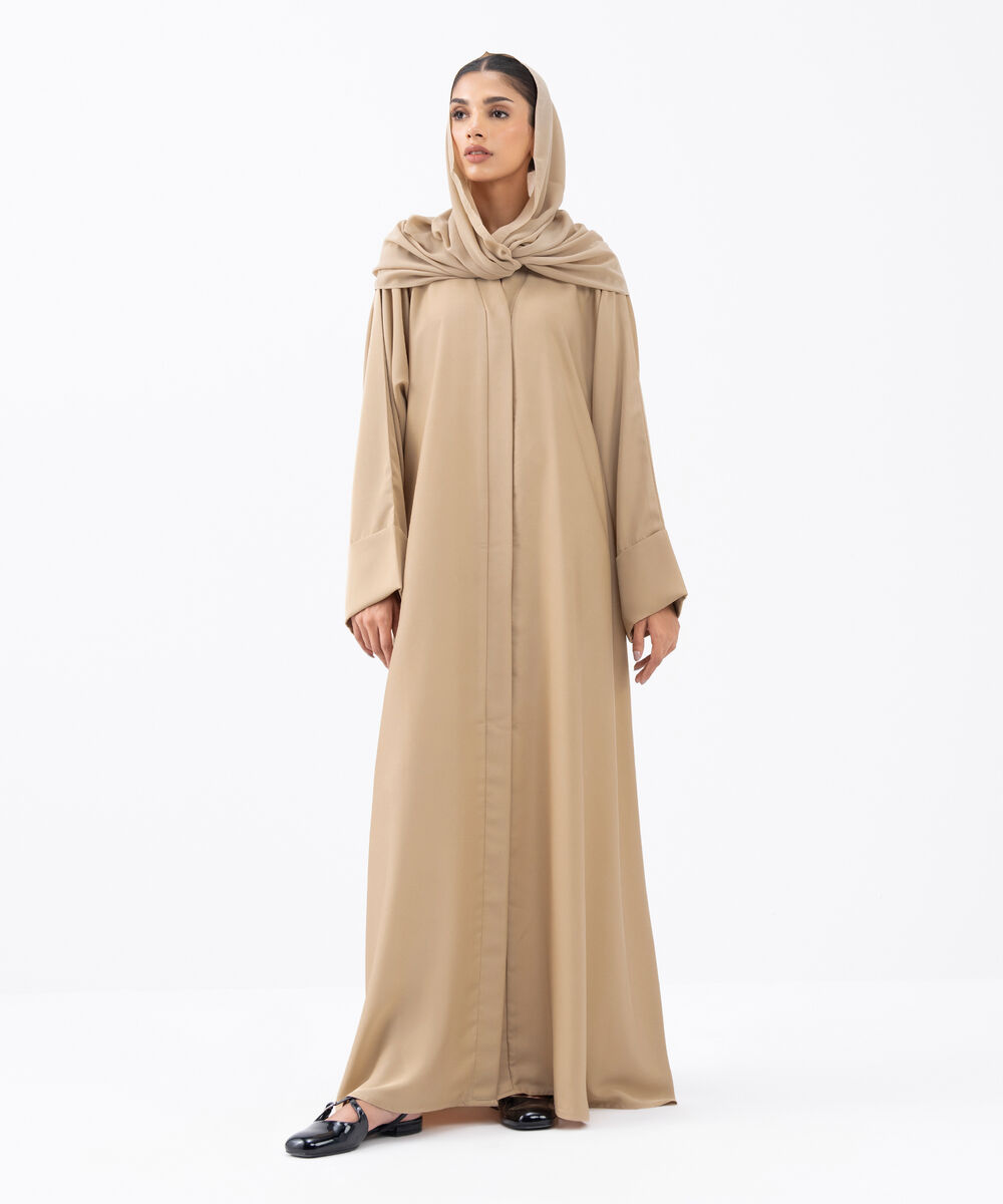 Women's Skin Polyester Abaya Set