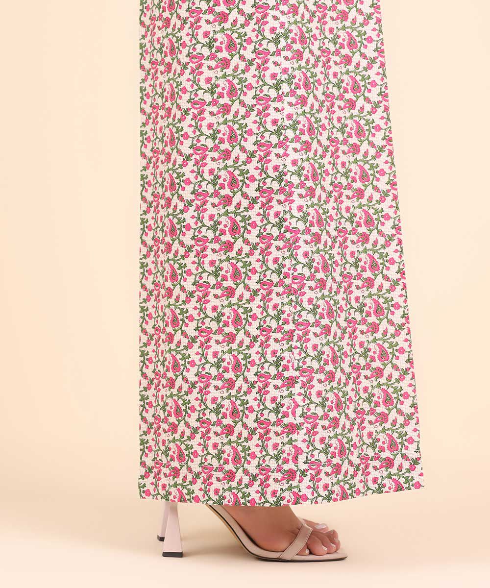 Women's Pret Cambric Multi Printed Flared Pants