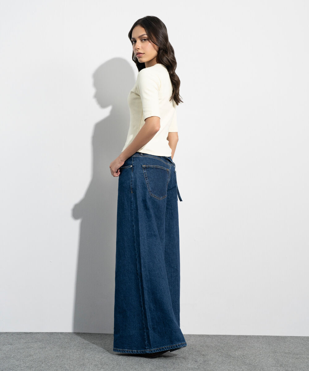 Women's Western Off white Slim-Fit Ribbed Top