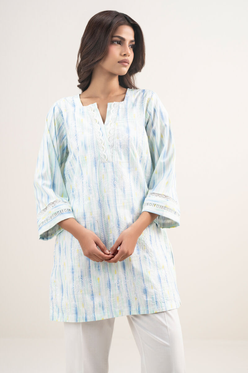 Embroidered Leno Kara Shirt