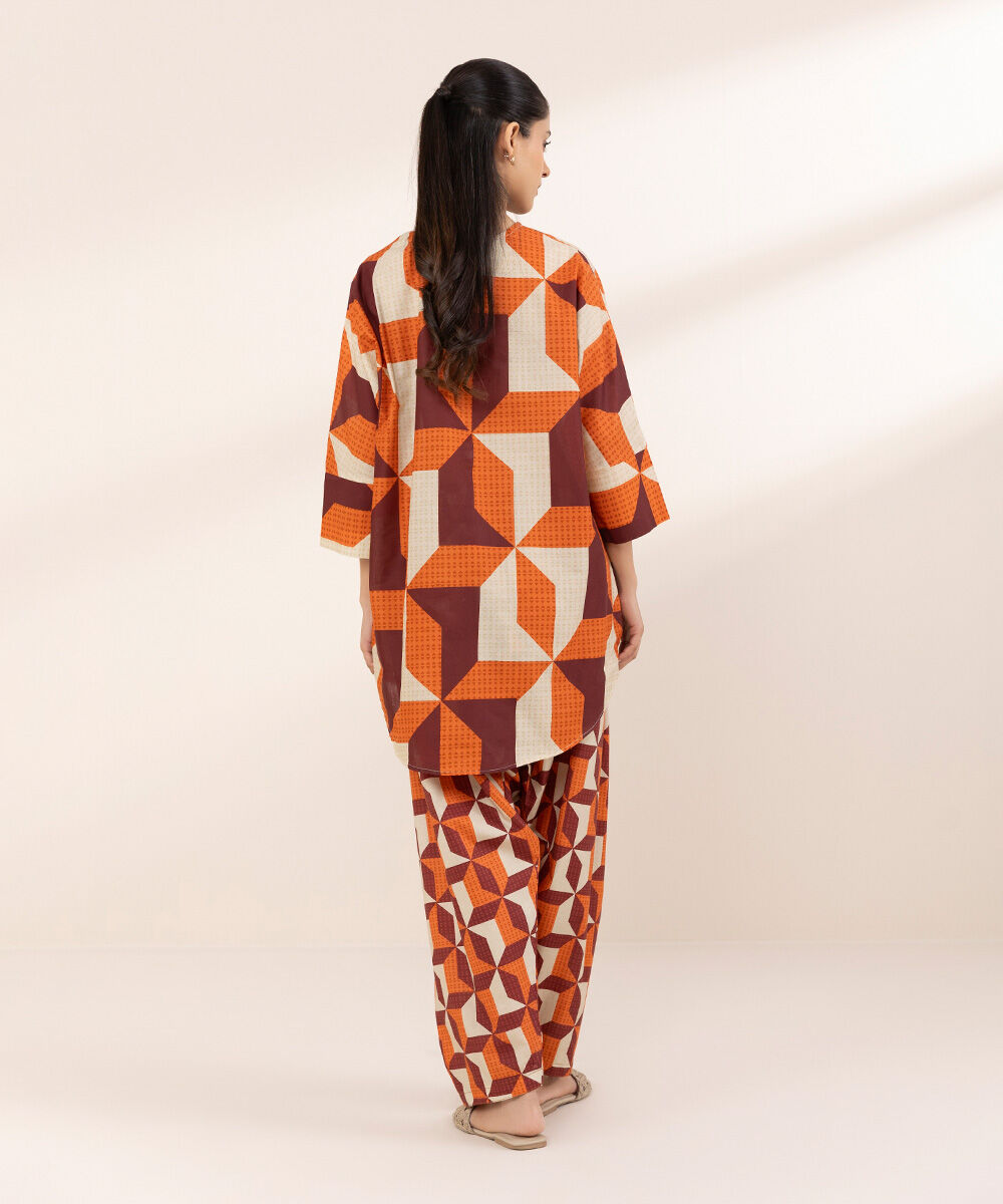 Women's RTW Lawn Multi Printed Boxy Shirt