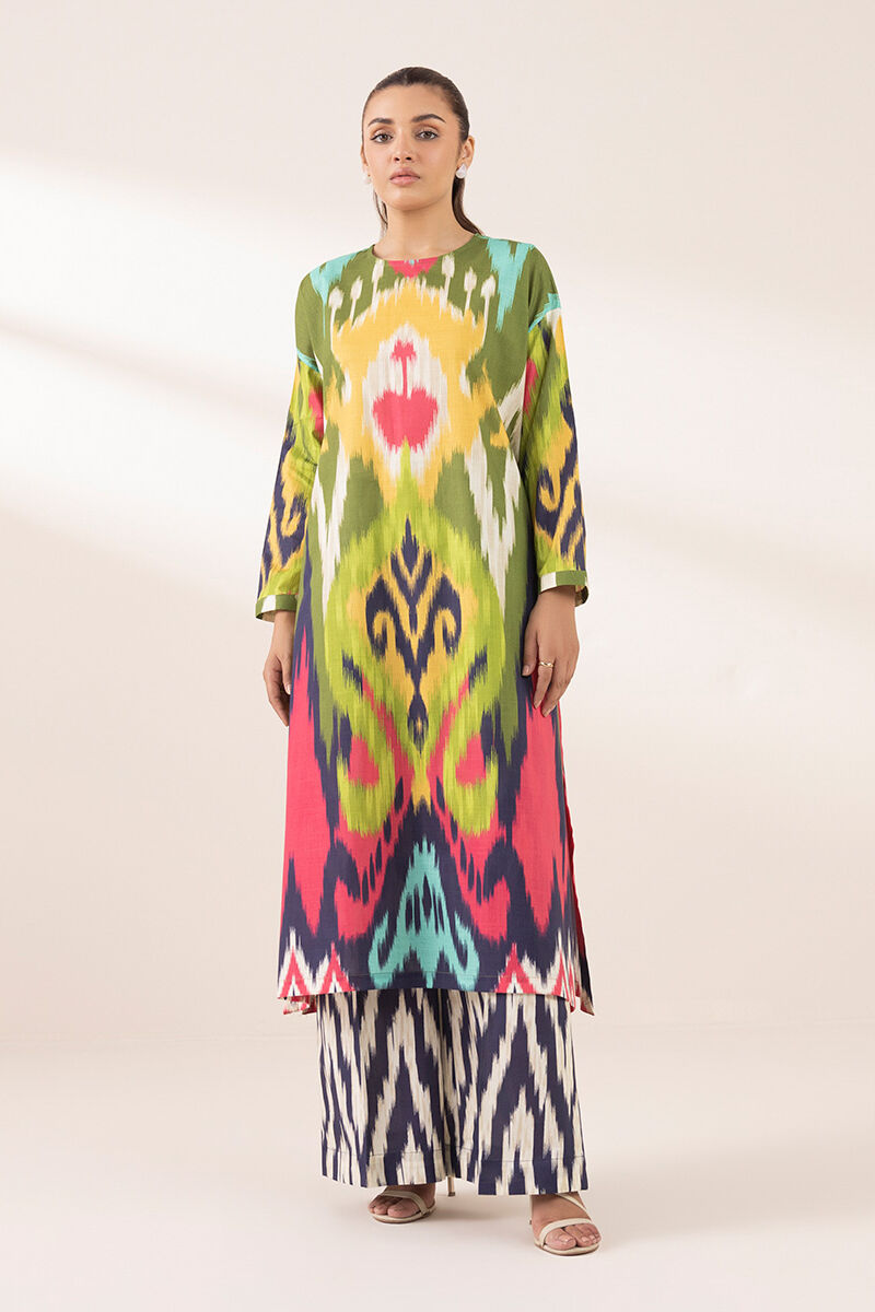 Printed Crosshatch Shirt